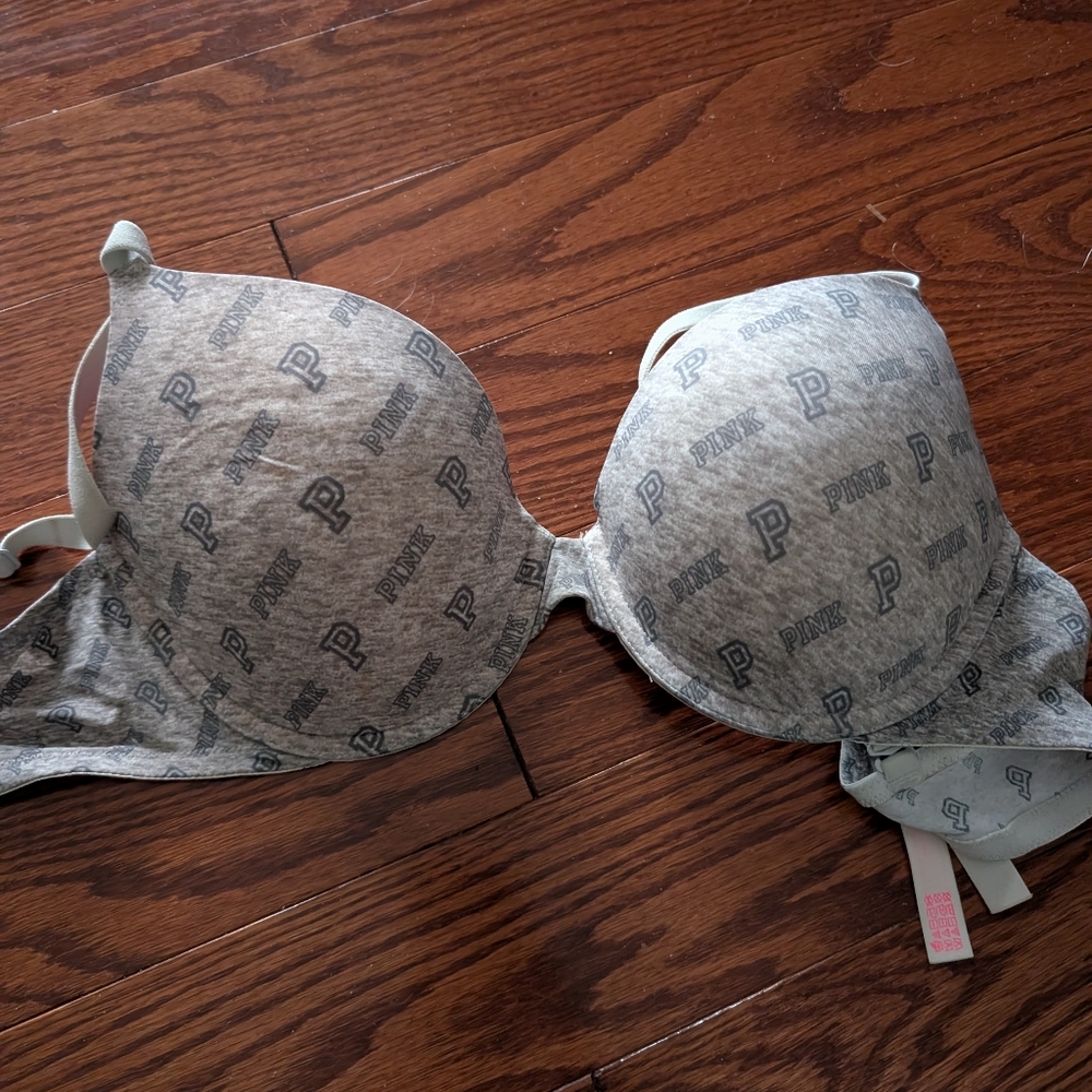 Victoria's Secret PINK Heather Gray Bra
